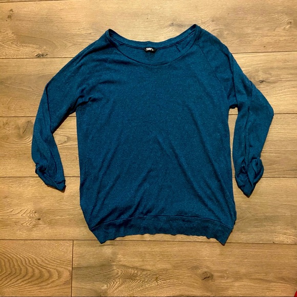 TNA Tops - TNA navy long sleeve shirt